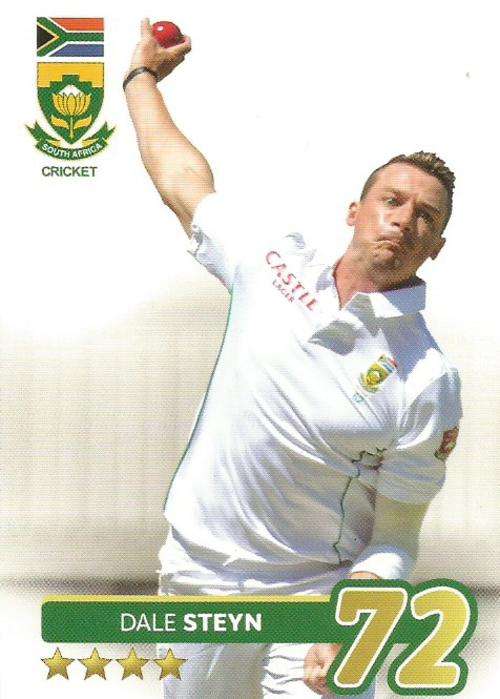 DALE STEYN - 2014 BIG BALL "HEROES COLLECTION" - "TEST CRICKET" BASE CARD 45