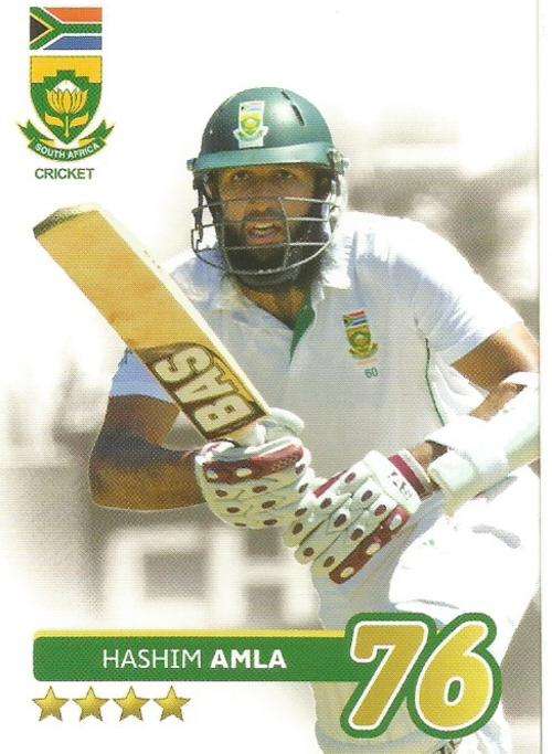 HASHIM AMLA - 2014 BIG BALL `HEROES COLLECTION` - `TEST CRICKET` BASE CARD 48