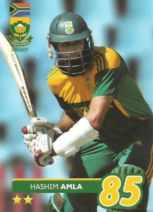 HASHIM AMLA - 2014 BIG BALL `HEROES COLLECTION` - `ODI CRICKET` BASE CARD 72