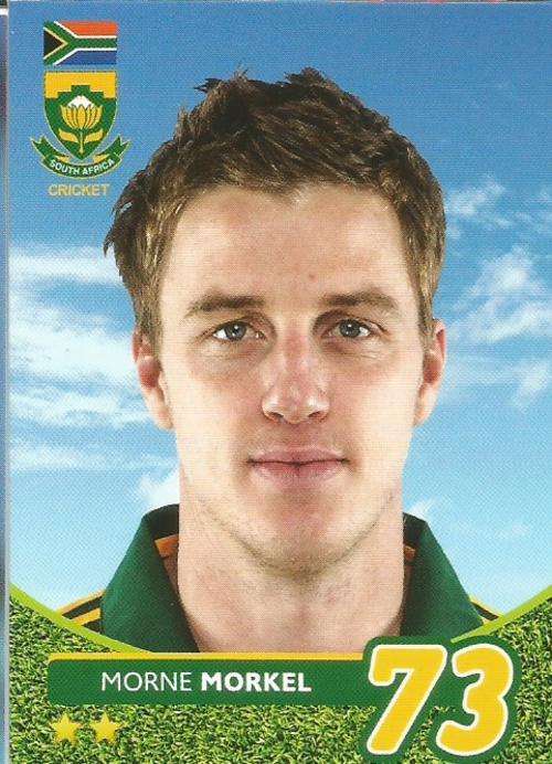 MORNE MORKEL - 2014 BIG BALL `HEROES COLLECTION` - `ODI CRICKET` BASE CARD 77