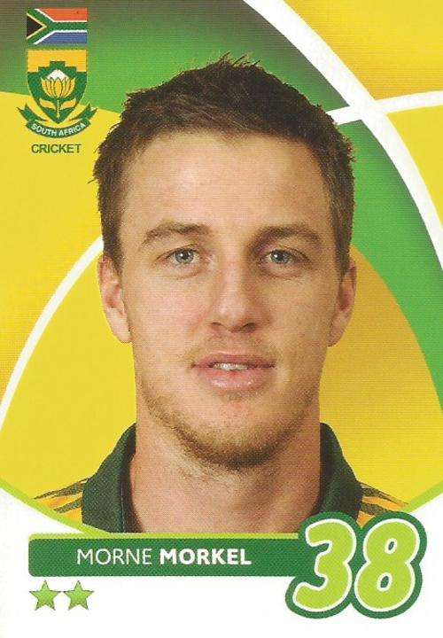 MORNE MORKEL - 2014 BIG BALL `HEROES COLLECTION` - `T20 CRICKET` BASE TRADING CARD 107