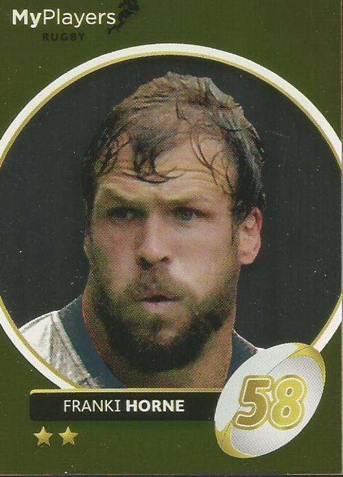 FRANKI HORNE - 2014 BIG BALL `HEROES COLLECTION` - `MY PLAYERS` FOIL TRADING CARD 238