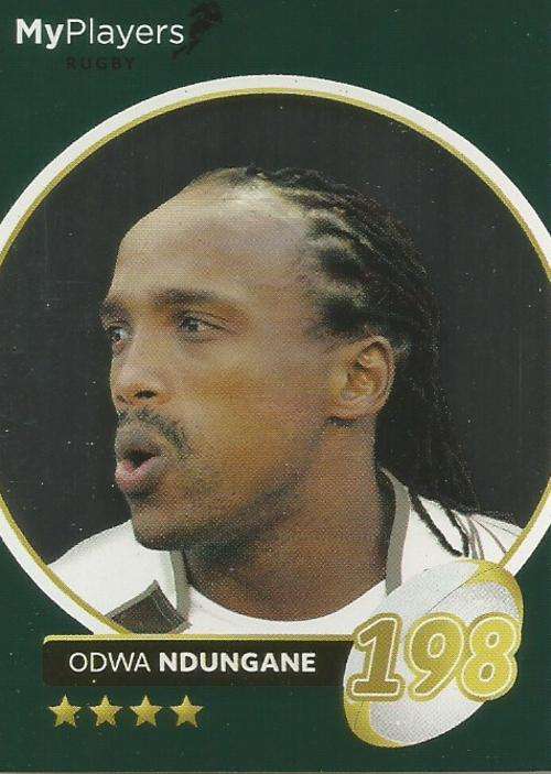 ODWA NDUNGANE - 2014 BIG BALL `HEROES COLLECTION` - `MY PLAYERS` FOIL TRADING CARD 228