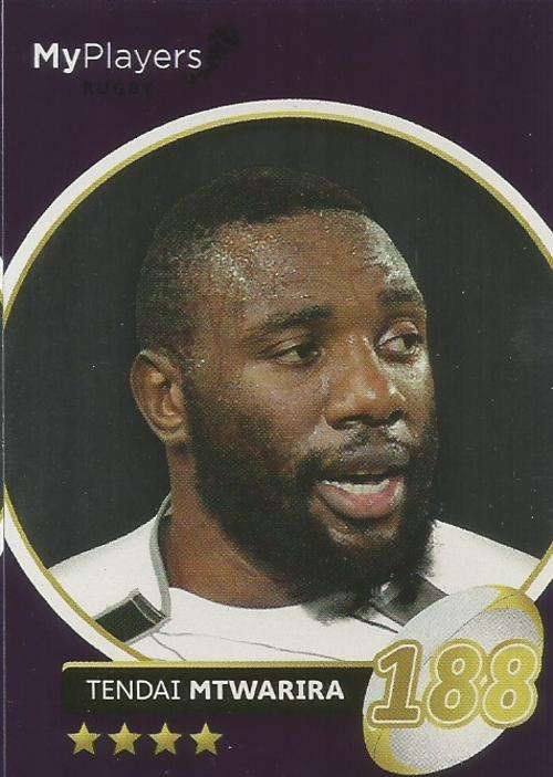 TENDAI MTWARIRA - 2014 BIG BALL `HEROES COLLECTION` - `MY PLAYERS` FOIL TRADING CARD 142