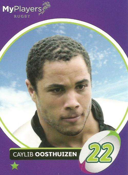 CAYLIB OOSTHUIZEN - 2014 BIG BALL `HEROES COLLECTION` - `MY PLAYERS` BASE CARD 129