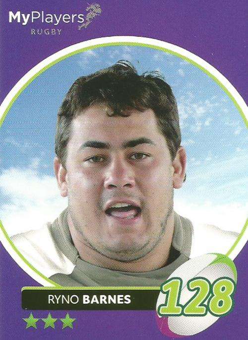 RYNO BARNES - 2014 BIG BALL `HEROES COLLECTION` - `MY PLAYERS` BASE CARD 150