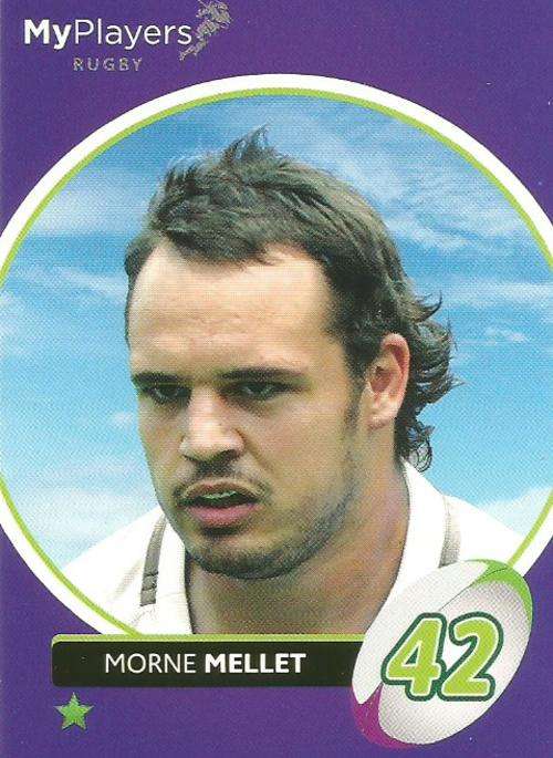 MORNE MELLET - 2014 BIG BALL `HEROES COLLECTION` - `MY PLAYERS` BASE CARD 139