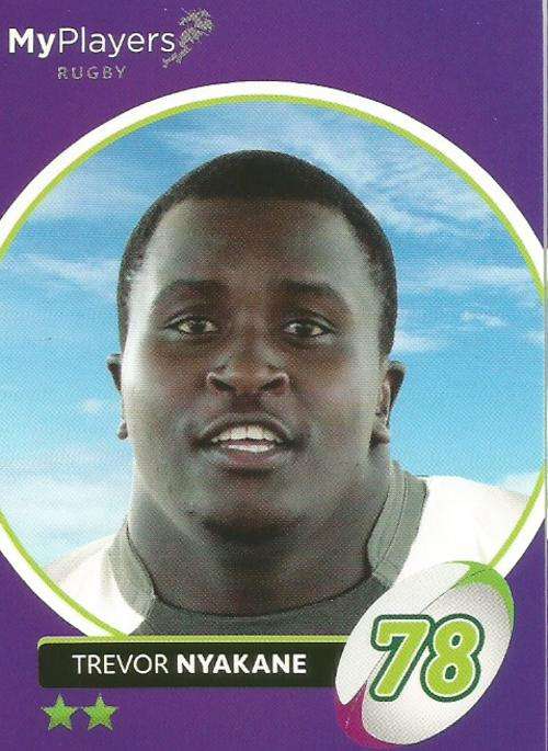 TREVOR NYAKANE - 2014 BIG BALL `HEROES COLLECTION` - `MY PLAYERS` BASE CARD 143