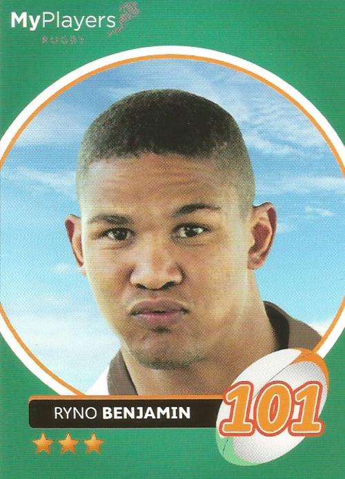 RYNO BENJAMIN - 2014 BIG BALL `HEROES COLLECTION` - `MY PLAYERS` BASE CARD 229