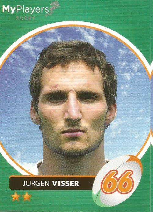 JURGEN VISSER - 2014 BIG BALL `HEROES COLLECTION` - `MY PLAYERS` BASE CARD 232