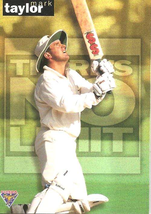 MARK TAYLOR - FUTERA `THERE`S NO LIMIT` CRICKET - INSERT CARD TNL7