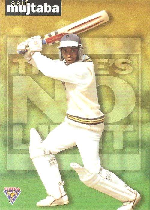 ASIF MUJTABA - FUTERA `THERE`S NO LIMIT` CRICKET - INSERT CARD TNL11