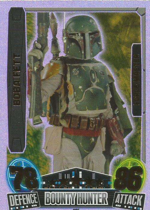 STAR WARS 2014 - FORCE ATTAX MOVIE SERIES 3 - BOBA FETT `FORCE MASTER` CARD 235