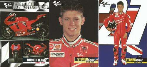 CASEY STONER - MOTO GP 07 "PREZIOSI COLLECTION"  - "RARE" 3 CARD LOT