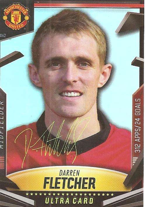 MANCHESTER UNITED ADRENALYN 2014 - DARREN FLETCHER `ULTRA` CARD
