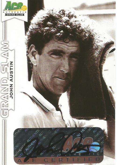 JOHN AUSTIN - ACE AUTHENTIC 2013 "GRAND SLAM" - CERTIFIED "AUTOGRAPH" CARD