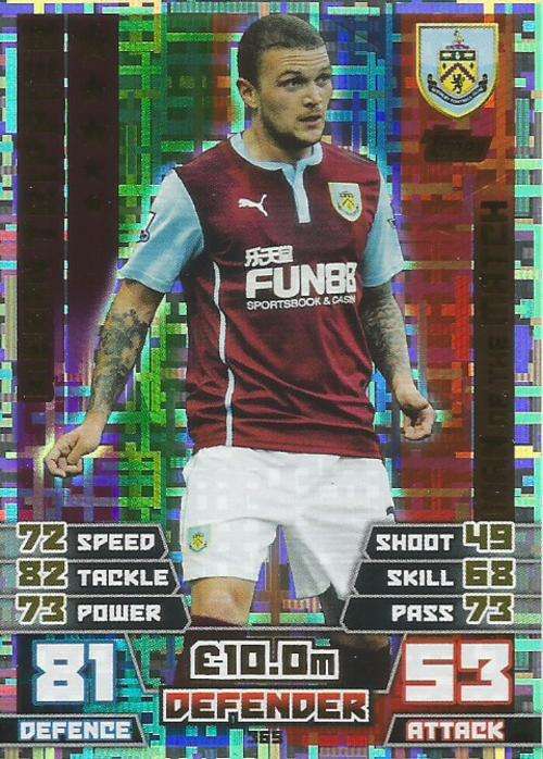 KIERAM TRIPIER - MATCH ATTAX 2014/2015 - "MAN of the MATCH" CARD