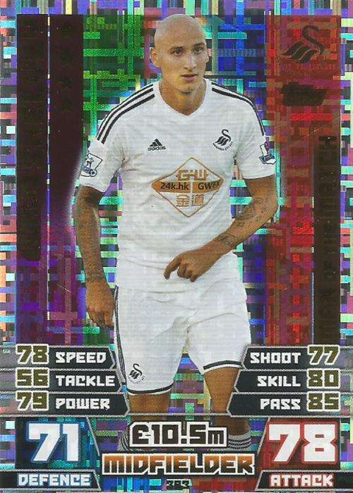 JONJO SHELVEY - MATCH ATTAX 2014/2015 - "MAN of the MATCH" CARD