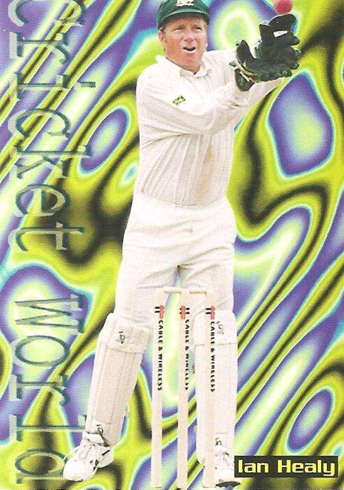 IAN HEALY - SPORTS DECK CRICKET 1996 - BASE CARD 24
