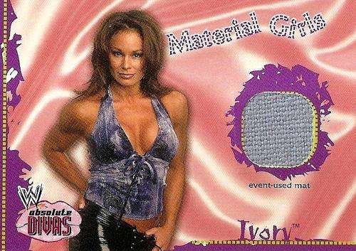 IVORY  - "WWE DIVAS" - GENUINE "RELIC SWATCH"  CARD