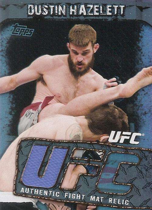 DUSTIN HAZELETT - "UFC 2010 " - "GENUINE  COLOR RELIC" CARD
