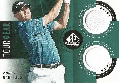ROBERT GARRIGUS  - `AUTHENTIC TOUR GEAR` CARD - by UPPER DECK 2014