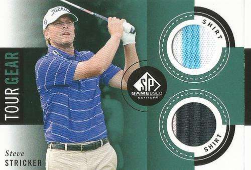STEVE STRICKER  - `AUTHENTIC TOUR GEAR` CARD - by UPPER DECK 2014