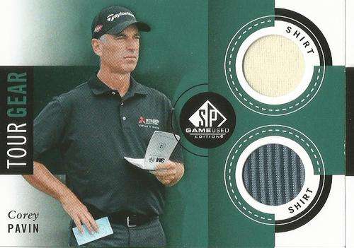 COREY PAVIN - `AUTHENTIC TOUR GEAR` CARD - by UPPER DECK 2014