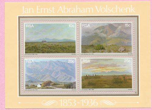 SOUTH AFRICA 1978 - SACC 452 - "JAN ERNEST ABRAHAM VOLSCHENCK" - MINIATURE SHEET - UM