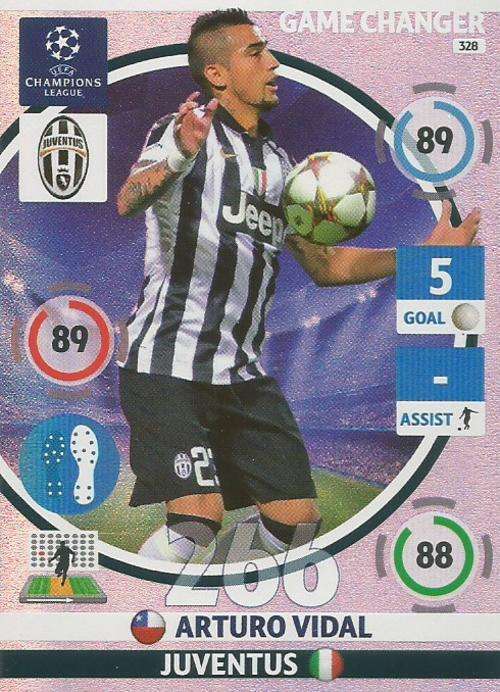 ARTURO VIDAL - CHAMPIONS LEAGUE  2014/15 - "GAME CHANGER" FOIL CARD