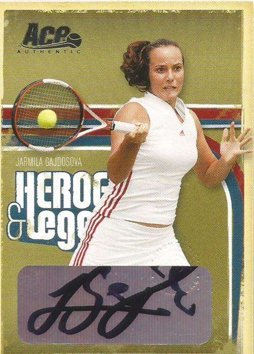 JARMILA GAJDOSOVA - ACE AUTHENTIC 06 "HEROES&LEGENDS" - CERTIFIED "SILVER AUTOGRAPH" CARD 184 of 275