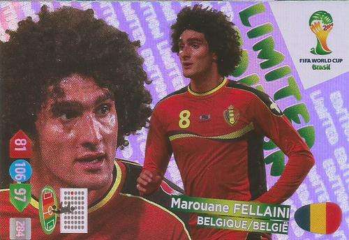 MAROUANE FELLAINI - WORLD CUP 2014 ADRENALYN XL - VERY RARE "LIMITED EDITION"  CARD