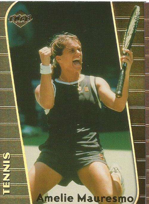 AMELIE MAURESMO - COLLECTOR's EDGE 2000 - ROOKIE CARD AM