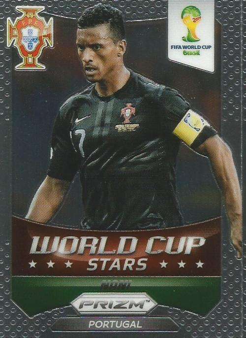 NANI - WORLD CUP 2014 PANINI "PRIZM" - "W/CUP STARS" CARD 29