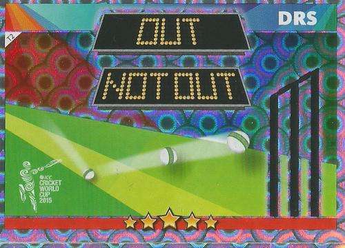 ICC CRICKET WORLD CUP 2015 - "DRS BOOST" SILVER CARD