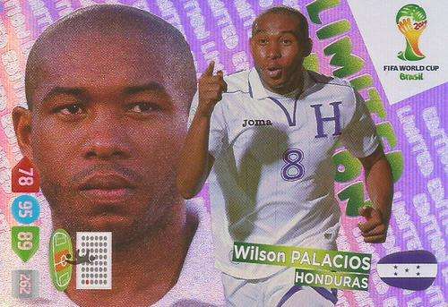 WILSON PALACIOS - WORLD CUP 2014 ADRENALYN XL - ULTRA RARE "LIMITED EDITION"  CARD