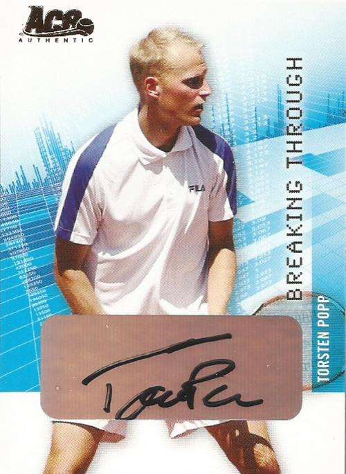 TORSTEN POPP - ACE AUTHENTIC 2007 - GENUINE "AUTOGRAPH" CARD BT19