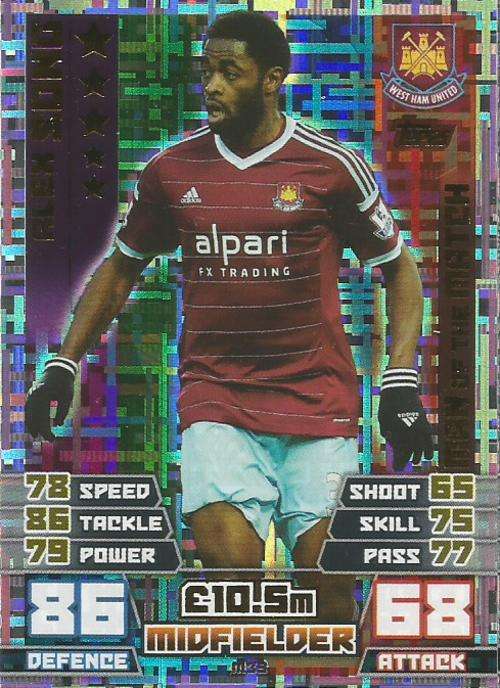 ALEX SONG  - MATCH ATTAX EXTRA 2015 - "MAN of the MATCH" CARD
