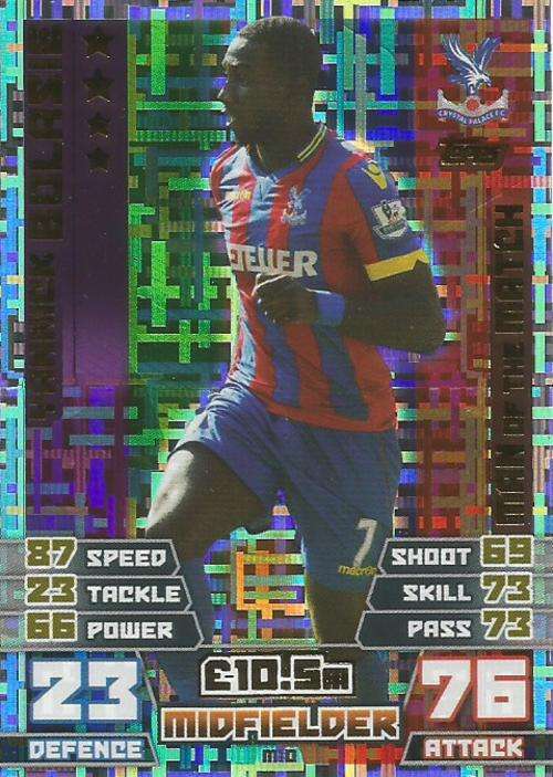 YANNICK BOLASIE  - MATCH ATTAX EXTRA 2015 - "MAN of the MATCH" CARD