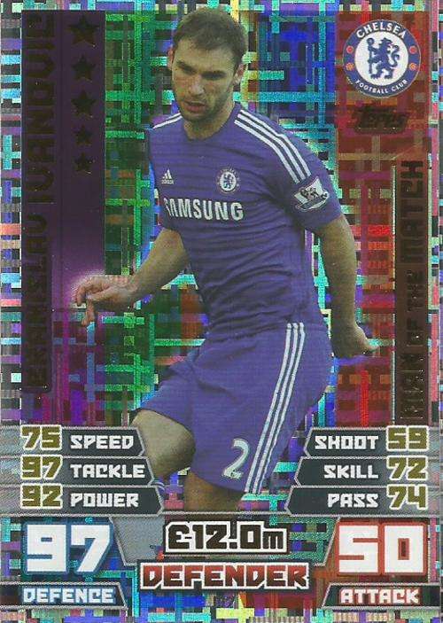 BRANISLAV IVANOVIC - MATCH ATTAX EXTRA 2015 - "MAN of the MATCH" CARD
