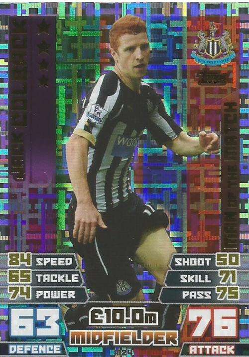 JACK COLBACK - MATCH ATTAX EXTRA 2015 - "MAN of the MATCH" CARD