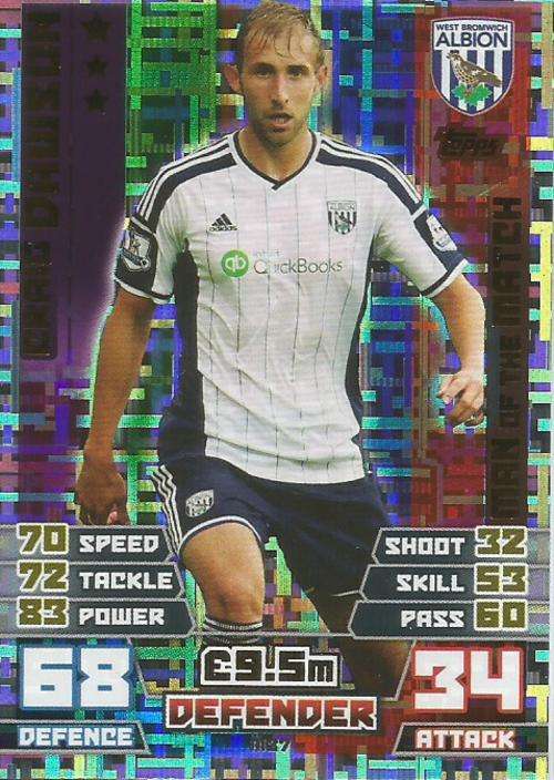 CRAIG DAWSON - MATCH ATTAX EXTRA 2015 - "MAN of the MATCH" CARD