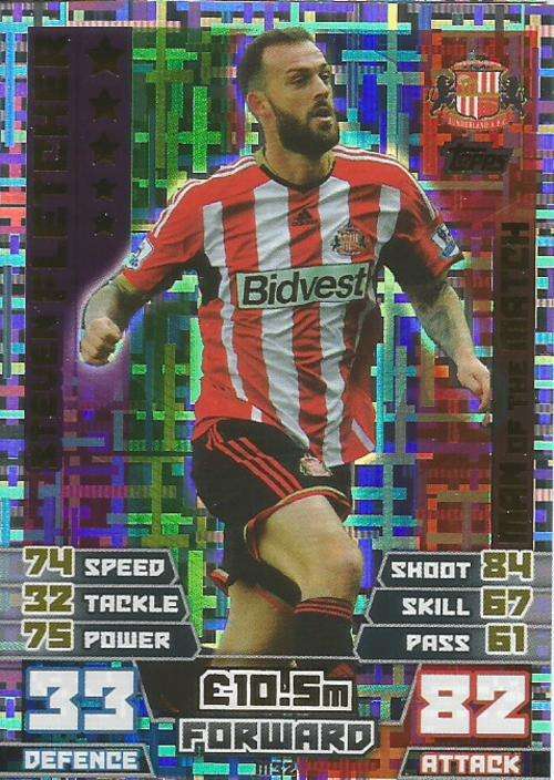 STEVEN FLETCHER - MATCH ATTAX EXTRA 2015 - "MAN of the MATCH" CARD
