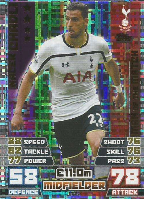 NACER CHADLI - MATCH ATTAX EXTRA 2015 - "MAN of the MATCH" CARD