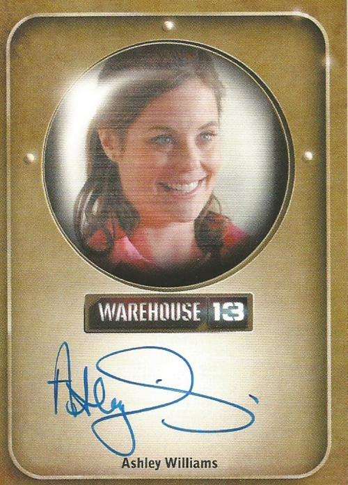 ASHLEY WILLIAMS - `WAREHOUSE 13` TV SERIES - `AUTHENTIC AUTOGRAPH` TRADING CARD