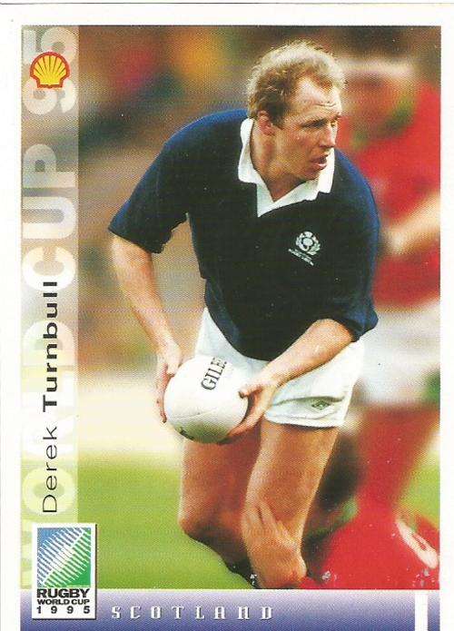 DEREK TURNBULL - SPORTS DECK `RUGBY WORLD CUP 95` -  BASE TRADING CARD 101
