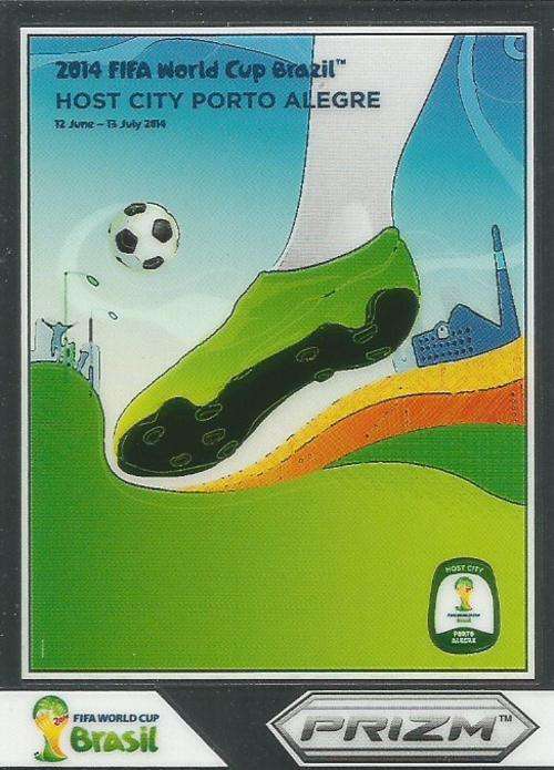 WORLD CUP 2014 PANINI `PRIZM` - HOST CITY `PORTO ALEGRE` PRIZM CARD 8