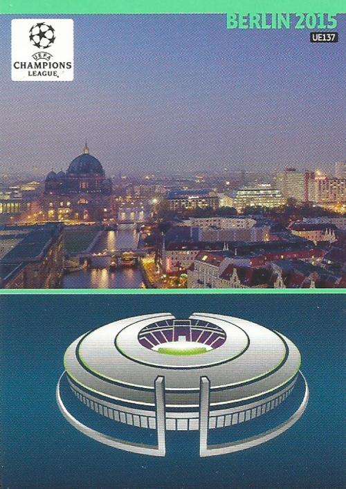 BERLIN 2015 - CHAMPIONS LEAGUE "UPDATES" 2015 - "FINALS CITY" TRADING CARD UE157