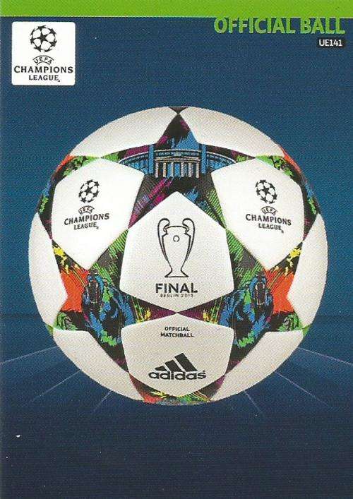 CHAMPIONS LEAGUE "UPDATES" 2015 - "OFFICIAL BALL" TRADING CARD UE141