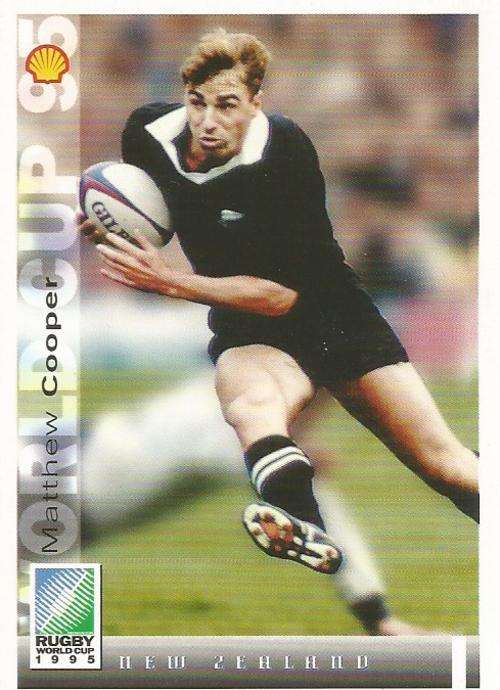 MATHEW COOPER - SPORTS DECK `RUGBY WORLD CUP 95` -  BASE TRADING CARD 156
